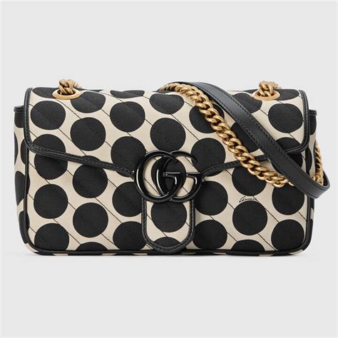 GG Marmont polka dot shoulder bag 